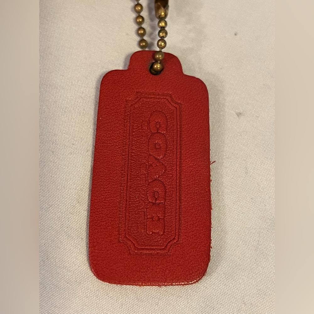 Coach Vintage 4106 Red Leather Women's Bag/Clutch, detachable straps - Picture 9 of 10